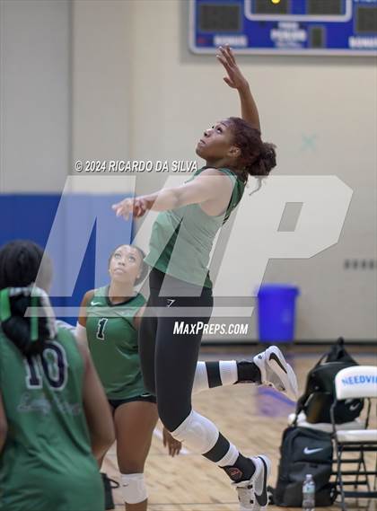 Thumbnail 2 in Fort Bend Hightower vs Cypress Lakes (Needville Tournament) photogallery.