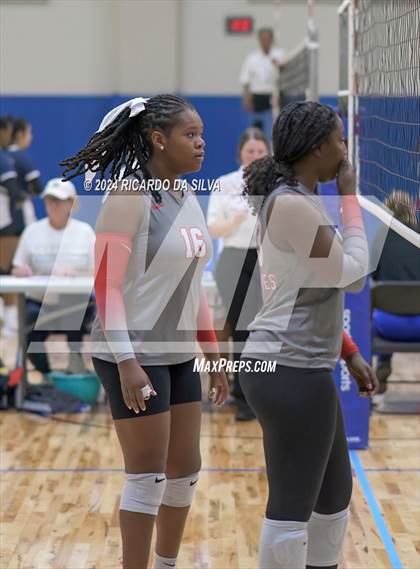 Thumbnail 3 in Fort Bend Hightower vs Cypress Lakes (Needville Tournament) photogallery.