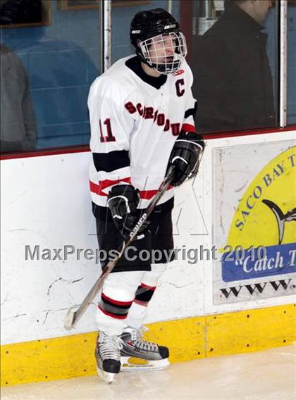 Thumbnail 3 in Scarborough vs Moses Brown (Maine Hockey Invitational) photogallery.
