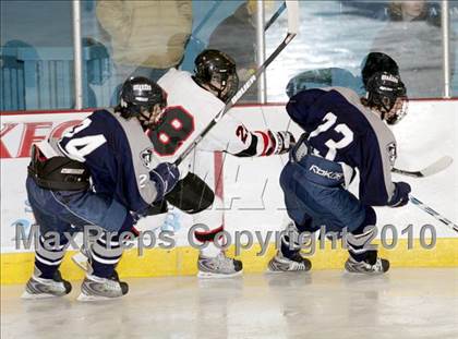 Thumbnail 1 in Scarborough vs Moses Brown (Maine Hockey Invitational) photogallery.