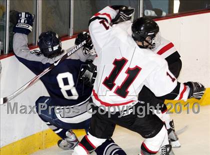 Thumbnail 2 in Scarborough vs Moses Brown (Maine Hockey Invitational) photogallery.
