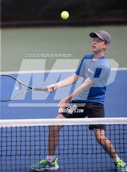 Thumbnail 1 in NCHSAA 1A Finals (Doubles) photogallery.