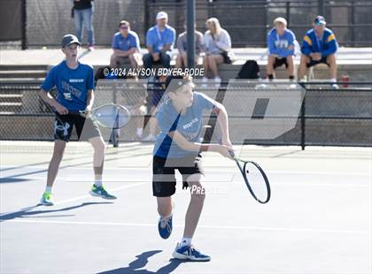 Thumbnail 1 in NCHSAA 1A Finals (Doubles) photogallery.