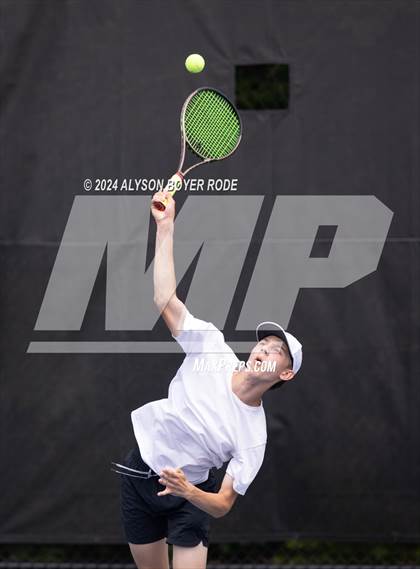 Thumbnail 3 in NCHSAA 1A Finals (Doubles) photogallery.