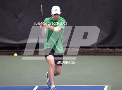 Thumbnail 1 in NCHSAA 1A Finals (Doubles) photogallery.