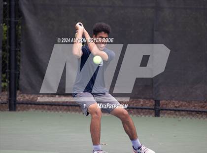 Thumbnail 1 in NCHSAA 1A Finals (Doubles) photogallery.