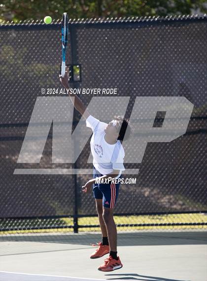 Thumbnail 1 in NCHSAA 1A Finals (Doubles) photogallery.