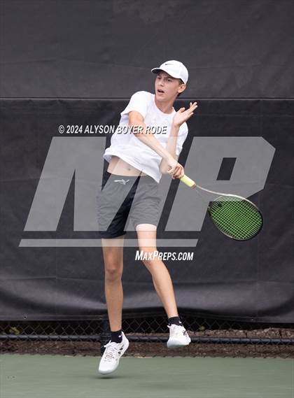 Thumbnail 2 in NCHSAA 1A Finals (Doubles) photogallery.