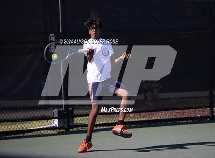 Thumbnail 2 in NCHSAA 1A Finals (Doubles) photogallery.