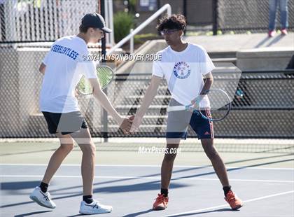 Thumbnail 1 in NCHSAA 1A Finals (Doubles) photogallery.