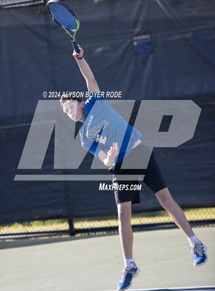 Thumbnail 1 in NCHSAA 1A Finals (Doubles) photogallery.