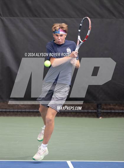 Thumbnail 1 in NCHSAA 1A Finals (Doubles) photogallery.