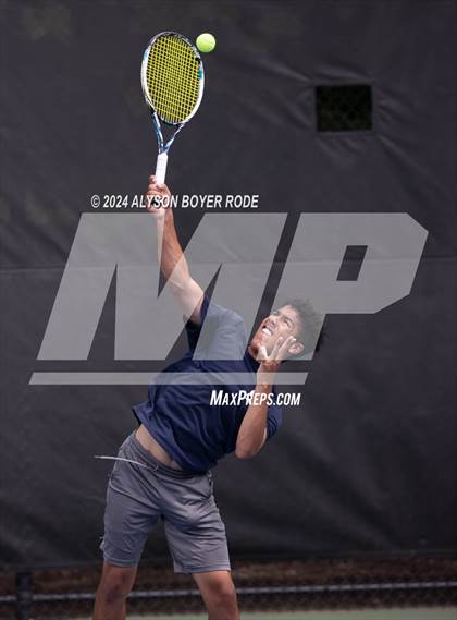 Thumbnail 2 in NCHSAA 1A Finals (Doubles) photogallery.