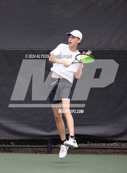Thumbnail 1 in NCHSAA 1A Finals (Doubles) photogallery.