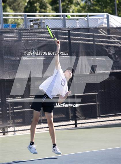 Thumbnail 1 in NCHSAA 1A Finals (Doubles) photogallery.