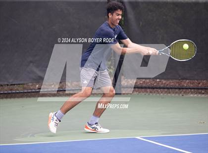 Thumbnail 1 in NCHSAA 1A Finals (Doubles) photogallery.