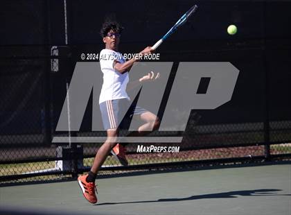 Thumbnail 3 in NCHSAA 1A Finals (Doubles) photogallery.