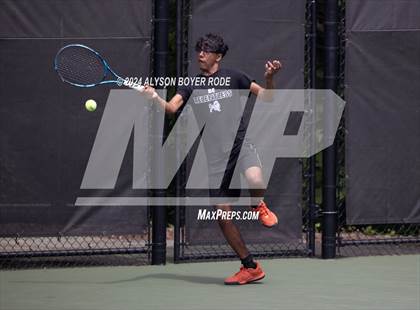 Thumbnail 2 in NCHSAA 1A Finals (Doubles) photogallery.