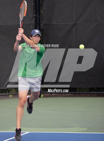 Thumbnail 1 in NCHSAA 1A Finals (Doubles) photogallery.