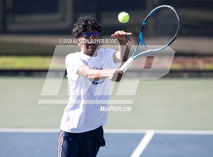 Thumbnail 1 in NCHSAA 1A Finals (Doubles) photogallery.