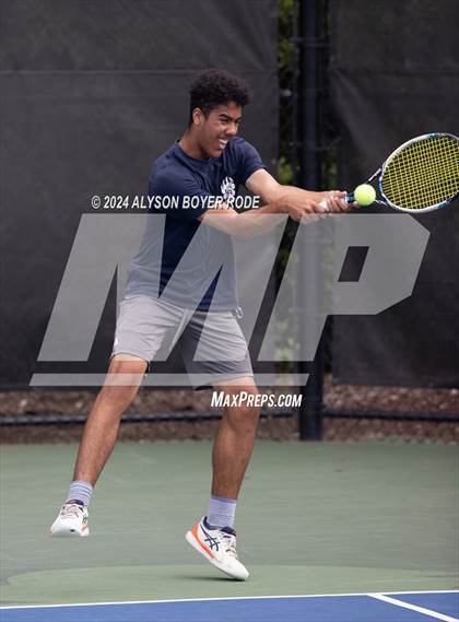 Thumbnail 3 in NCHSAA 1A Finals (Doubles) photogallery.