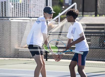 Thumbnail 2 in NCHSAA 1A Finals (Doubles) photogallery.