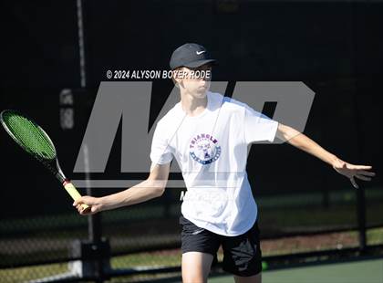 Thumbnail 2 in NCHSAA 1A Finals (Doubles) photogallery.