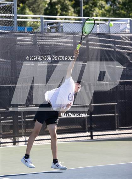 Thumbnail 3 in NCHSAA 1A Finals (Doubles) photogallery.