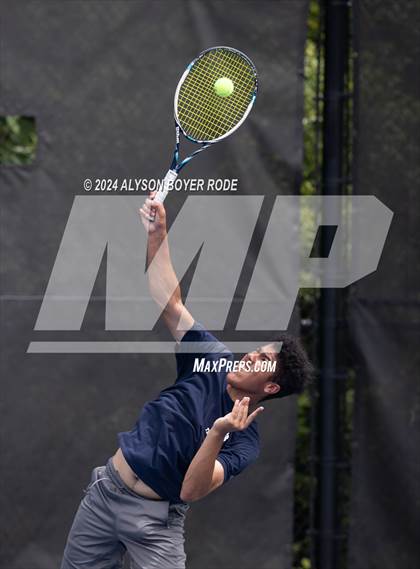 Thumbnail 1 in NCHSAA 1A Finals (Doubles) photogallery.