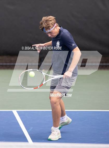 Thumbnail 3 in NCHSAA 1A Finals (Doubles) photogallery.