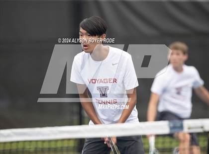 Thumbnail 1 in NCHSAA 1A Finals (Doubles) photogallery.