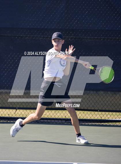Thumbnail 1 in NCHSAA 1A Finals (Doubles) photogallery.