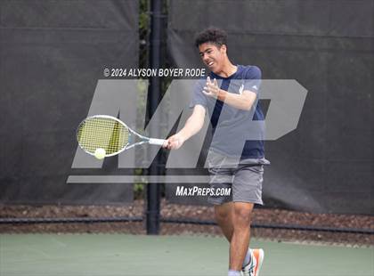 Thumbnail 2 in NCHSAA 1A Finals (Doubles) photogallery.