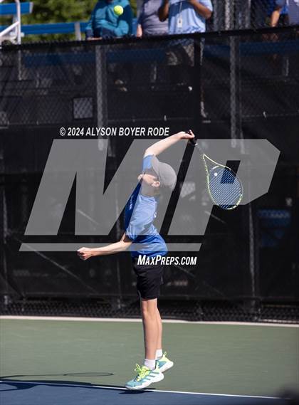 Thumbnail 2 in NCHSAA 1A Finals (Doubles) photogallery.