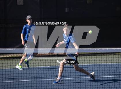 Thumbnail 1 in NCHSAA 1A Finals (Doubles) photogallery.
