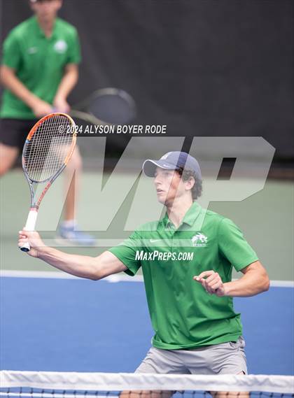 Thumbnail 1 in NCHSAA 1A Finals (Doubles) photogallery.