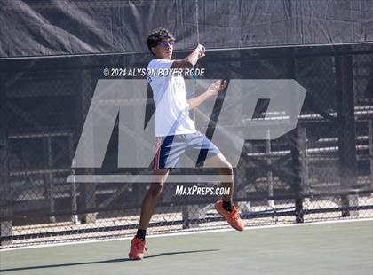 Thumbnail 1 in NCHSAA 1A Finals (Doubles) photogallery.