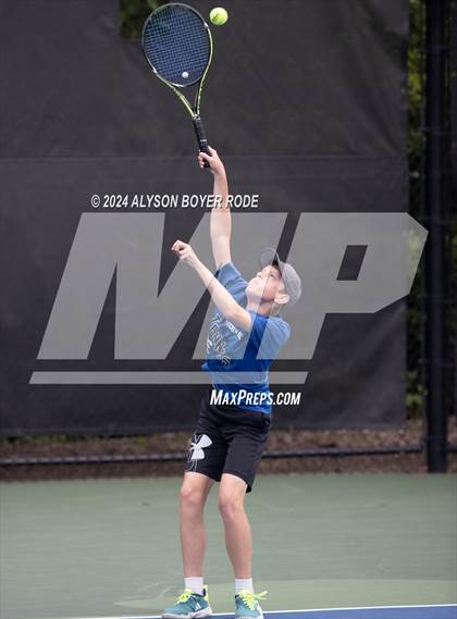 Thumbnail 3 in NCHSAA 1A Finals (Doubles) photogallery.