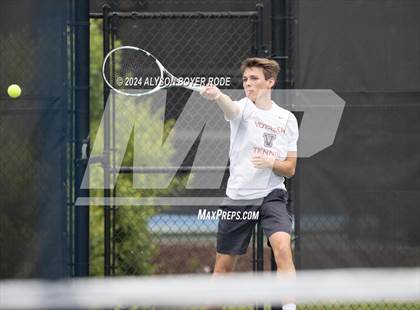 Thumbnail 3 in NCHSAA 1A Finals (Doubles) photogallery.