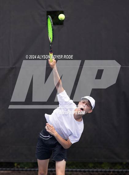 Thumbnail 1 in NCHSAA 1A Finals (Doubles) photogallery.