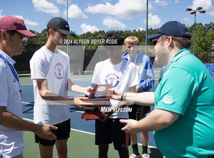 Thumbnail 3 in NCHSAA 1A Finals (Doubles) photogallery.