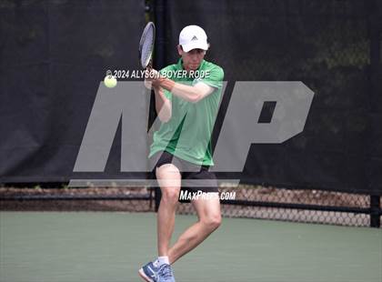 Thumbnail 1 in NCHSAA 1A Finals (Doubles) photogallery.