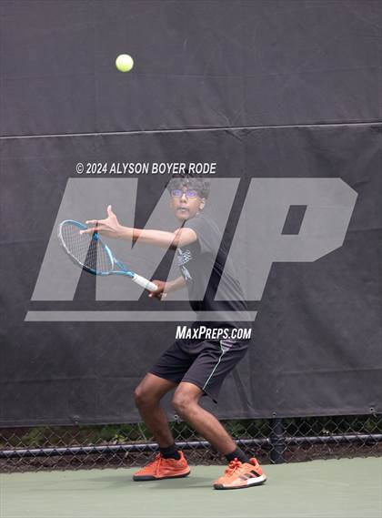 Thumbnail 1 in NCHSAA 1A Finals (Doubles) photogallery.