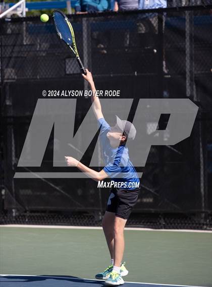Thumbnail 3 in NCHSAA 1A Finals (Doubles) photogallery.