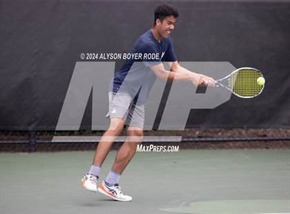 Thumbnail 2 in NCHSAA 1A Finals (Doubles) photogallery.