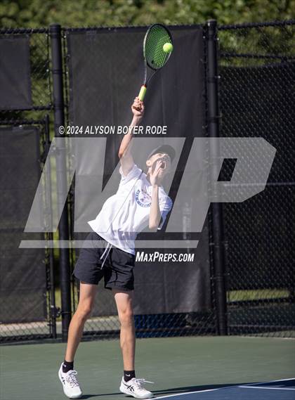 Thumbnail 1 in NCHSAA 1A Finals (Doubles) photogallery.
