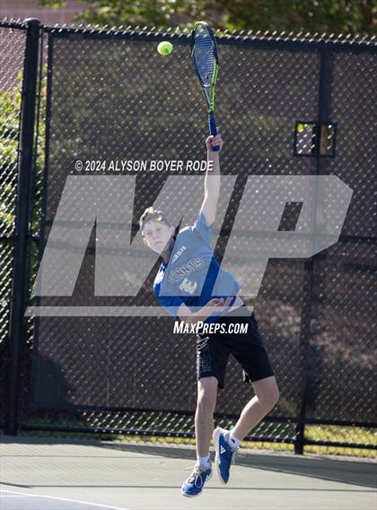 Thumbnail 1 in NCHSAA 1A Finals (Doubles) photogallery.