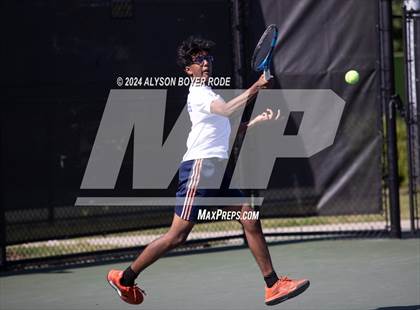 Thumbnail 3 in NCHSAA 1A Finals (Doubles) photogallery.