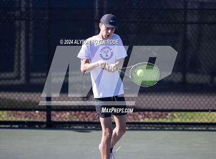 Thumbnail 1 in NCHSAA 1A Finals (Doubles) photogallery.