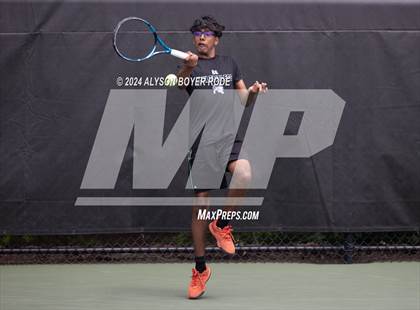 Thumbnail 1 in NCHSAA 1A Finals (Doubles) photogallery.